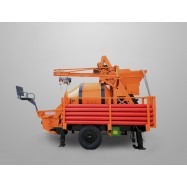 electric trailer concrete mixer pump,  portale concrete mixer pump, concrete mixing pump, concrete mixer with pump
